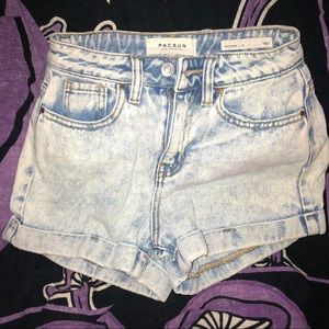 acid wash pacsun mom shorts